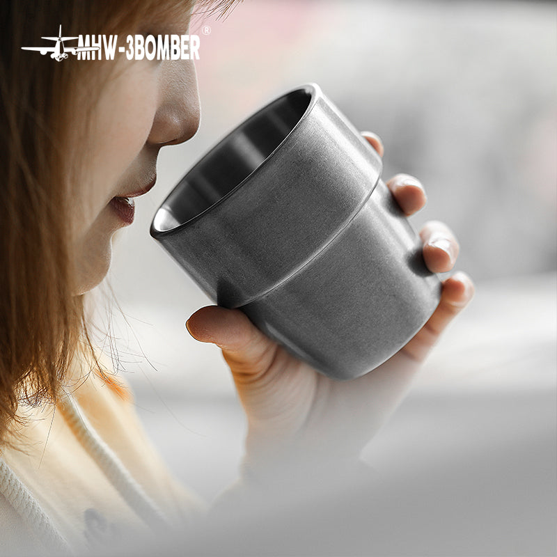 MHW-3BOMBER Cream Double-Layer Cup