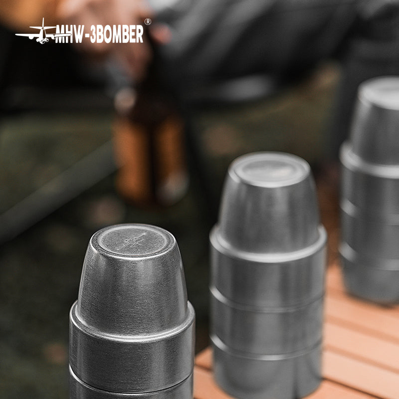 MHW-3BOMBER Cream Double-Layer Cup