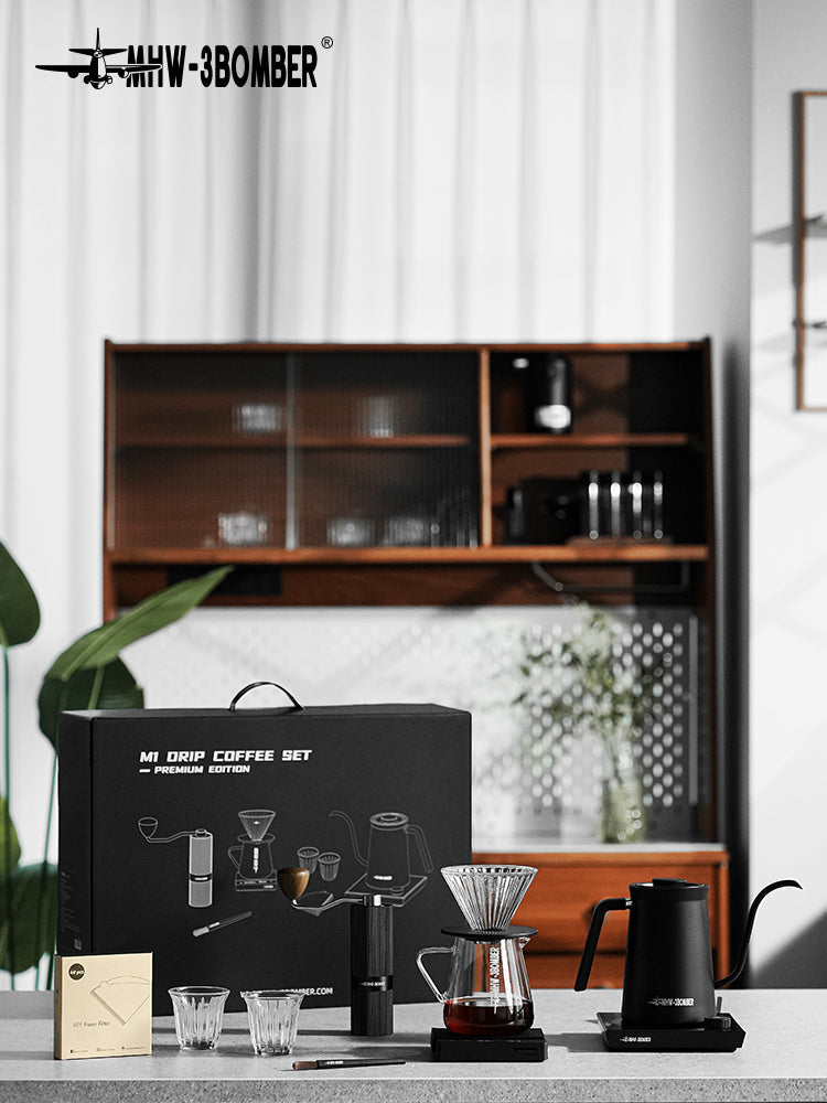 MHW-3BOMBER Assassin M1 Drip Coffee Set - 9-Piece Coffee Brewing Kit