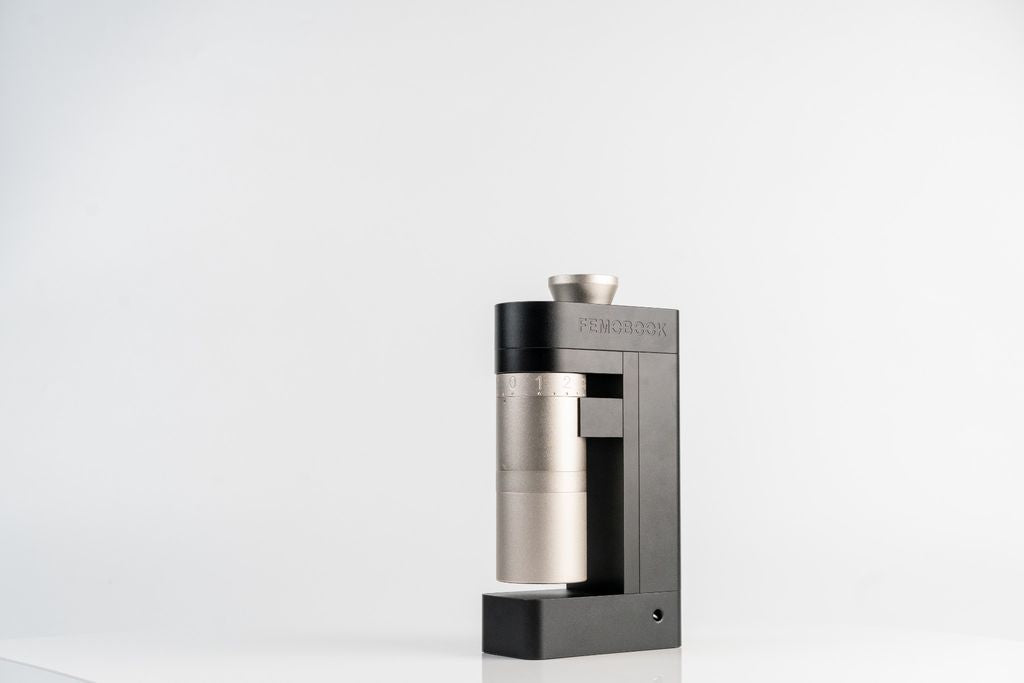 FEMOBOOK A68 Electric Coffee Grinder Black Gold