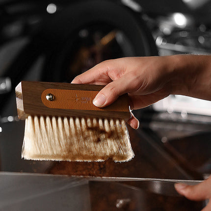 MHW-3BOMBER Line Leather Sheath Brush
