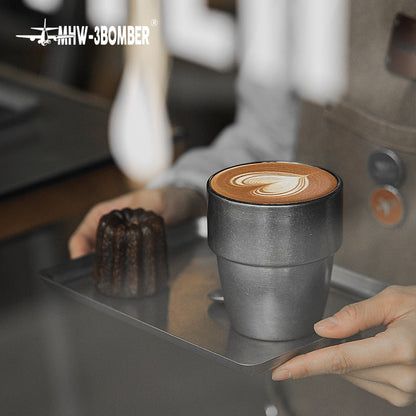 MHW-3BOMBER Cream Double-Layer Cup