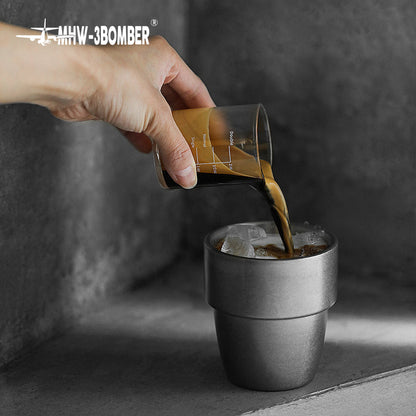 MHW-3BOMBER Cream Double-Layer Cup