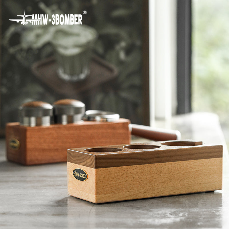 MHW-3BOMBER Wood Portafilter Holder