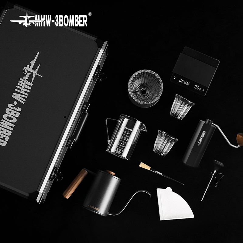 MHW-3BOMBER B-2 Tactics Set - 10-Piece Coffee Brewing Tool Kit
