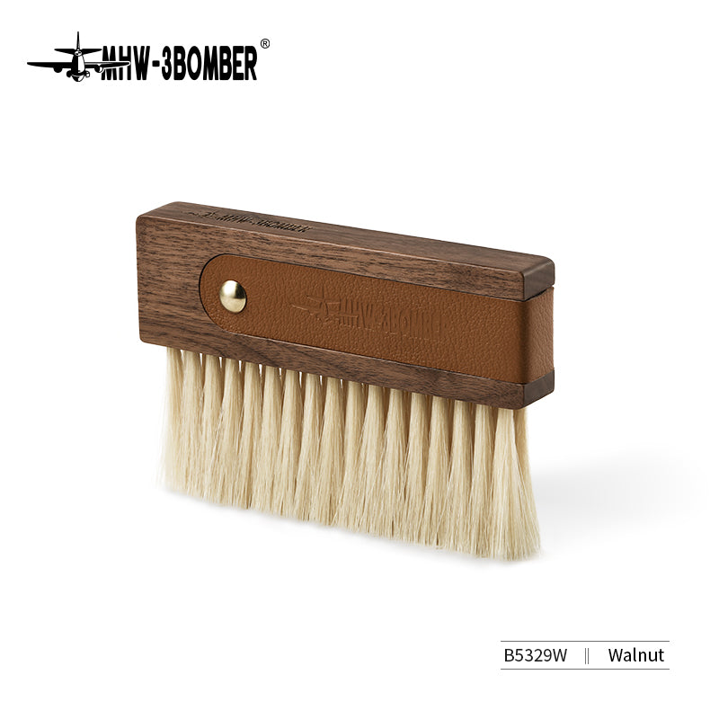 MHW-3BOMBER Line Leather Sheath Brush