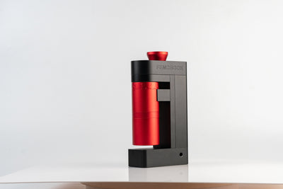 FEMOBOOK A5 Electric Coffee Grinder Black Red