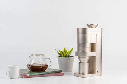 FEMOBOOK A68 Electric Coffee Grinder Champangne gold