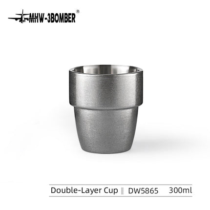 MHW-3BOMBER Cream Double-Layer Cup