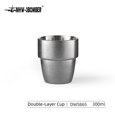 MHW-3BOMBER Cream Double-Layer Cup