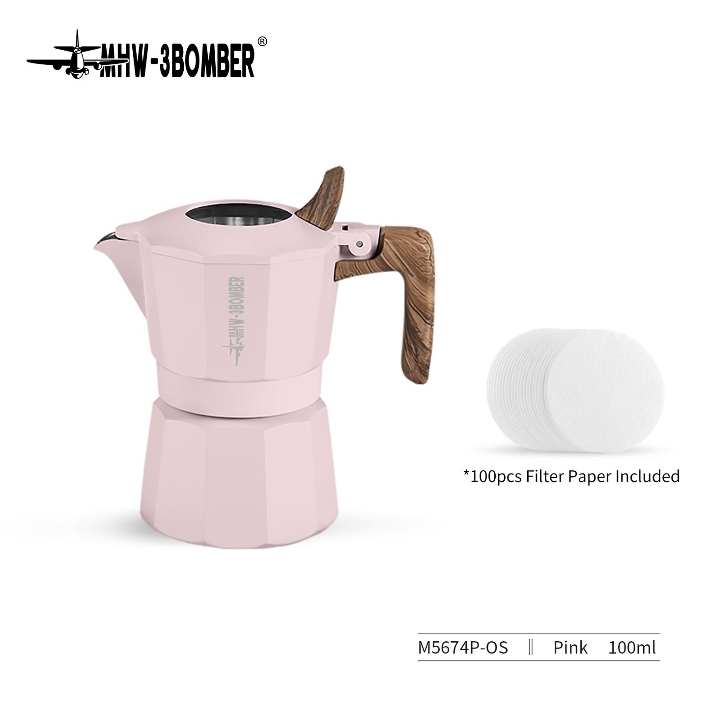 MHW3-BOMBER Moka Pot