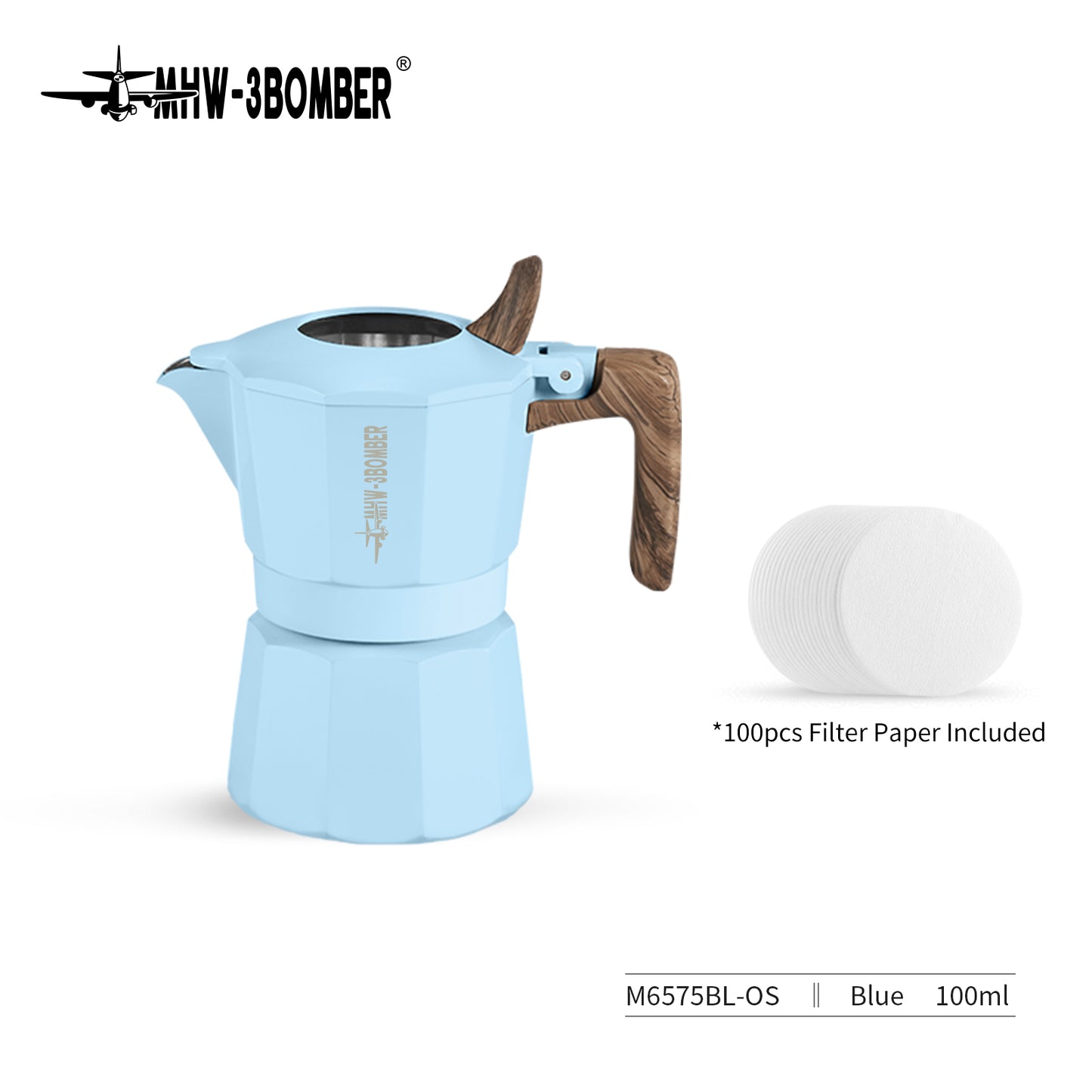 MHW3-BOMBER Moka Pot