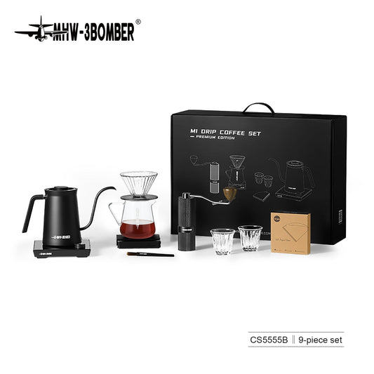 MHW-3BOMBER Assassin M1 Drip Coffee Set - 9-Piece Coffee Brewing Kit